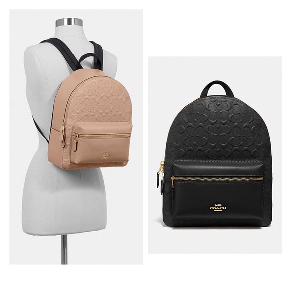 🌷Coach Medium Charlie Backpack In Signature NWT. - Picture 8 of 8